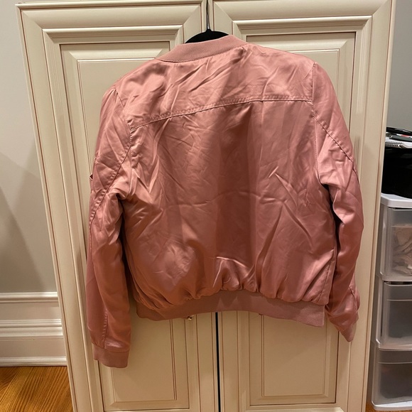 Pink Bomber Jacket 💕 - Picture 2 of 3